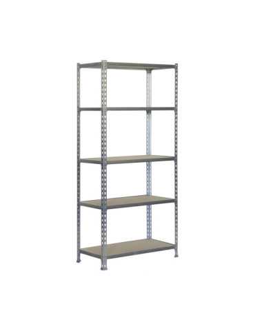 Estanteria 2000x1200x400 MADERCLICK MEGAPLUS 5/400 GALVA/MADERA marca SIMONRACK 2