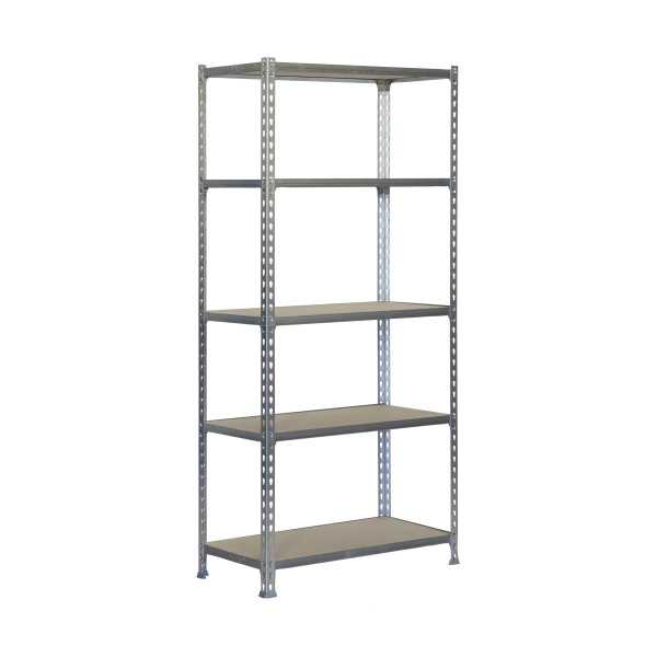 Estanteria 2000x1200x400 MADERCLICK MEGAPLUS 5/400 GALVA/MADERA marca SIMONRACK