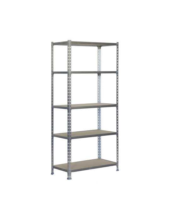 Estanteria 2000x1200x400 MADERCLICK MEGAPLUS 5/400 GALVA/MADERA marca SIMONRACK