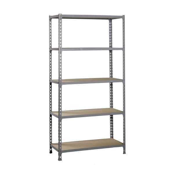 Estanteria 2000x1200x400 MADERCLICK MEGAPLUS 5/400 GRIS/MADERA marca SIMONRACK