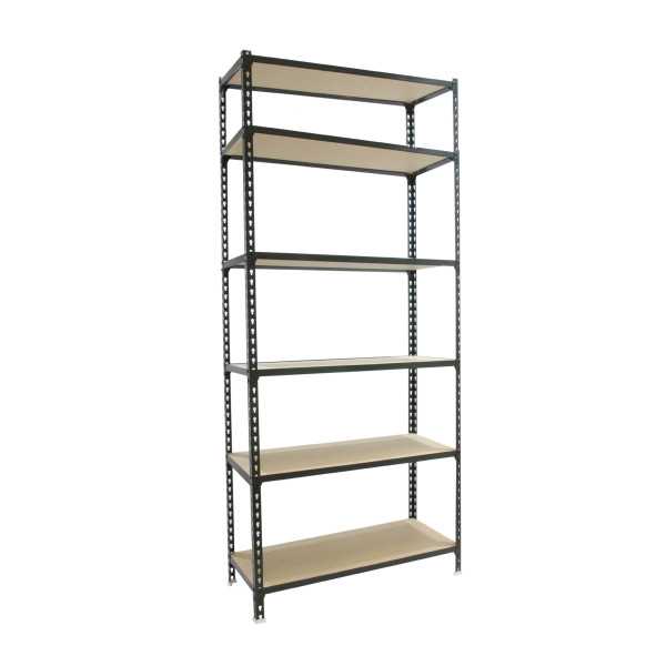 Estanteria 2500x1200x500 MADERCLICK MEGAPLUS 6/500 2500 ANTRACITA/MAD marca SIMONRACK