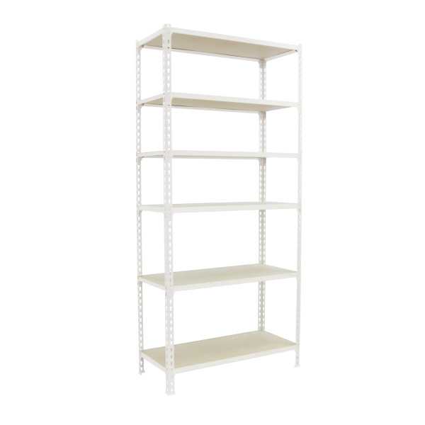 Estanteria 2500x1200x500 MADERCLICK MEGAPLUS 6/500 2500 BLANCO/MADERA marca SIMONRACK