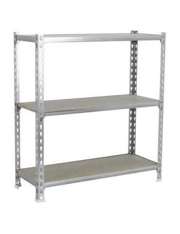 Estanteria 900x800x300 MADERCLICK MINI 3/300 900 GALVA/MADERA marca SIMONRACK 2