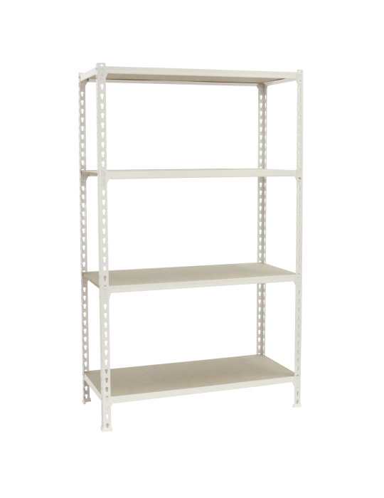 Estanteria 1500x800x300 MADERCLICK MINI 4/300 1500 BLANCO/MADERA marca SIMONRACK