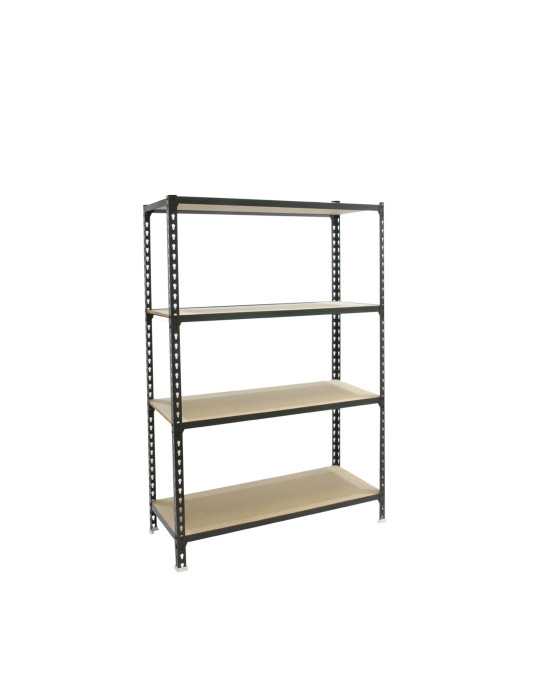 Estanteria 1500x800x400 MADERCLICK MINI 4/400 1500 ANTRACITA/MADERA marca SIMONRACK