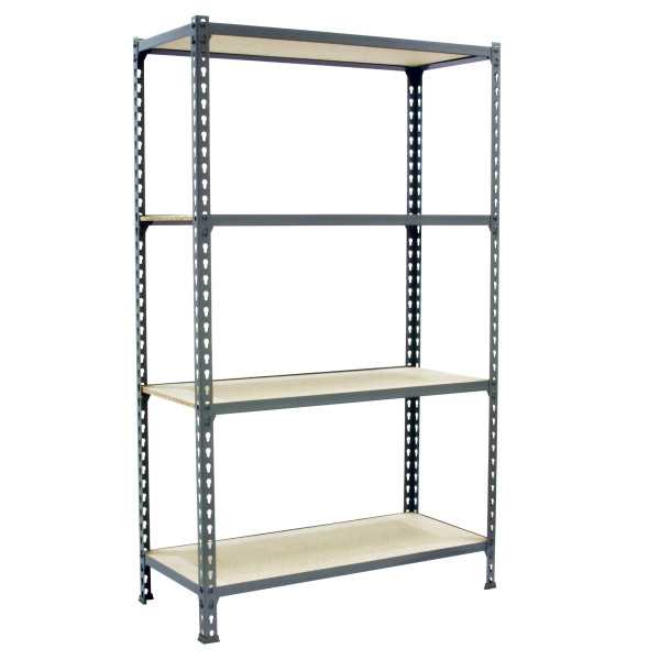 Estanteria 1500x800x500 MADERCLICK MINI 4/500 1500 GRIS/MADERA marca SIMONRACK