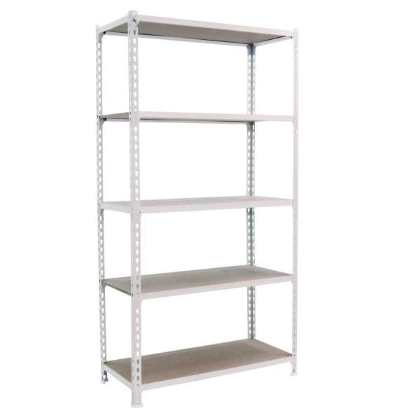 Estanteria 1800x800x300 MADERCLICK MINI 5/300 BLANCO/MADERA marca SIMONRACK