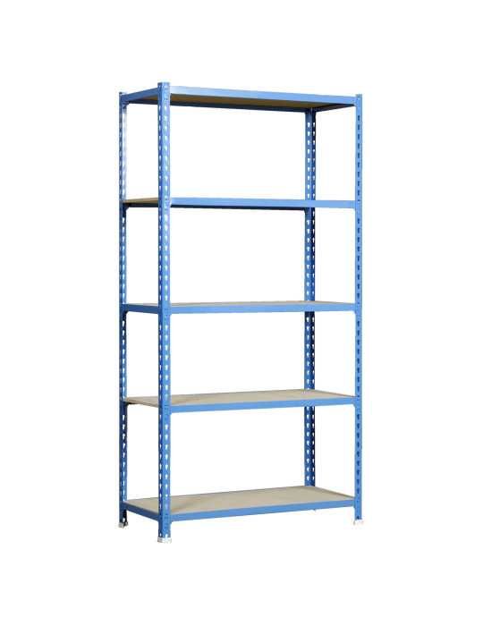 Estanteria 1800x800x400 MADERCLICK MINI 5/400 AZUL/MADERA marca SIMONRACK