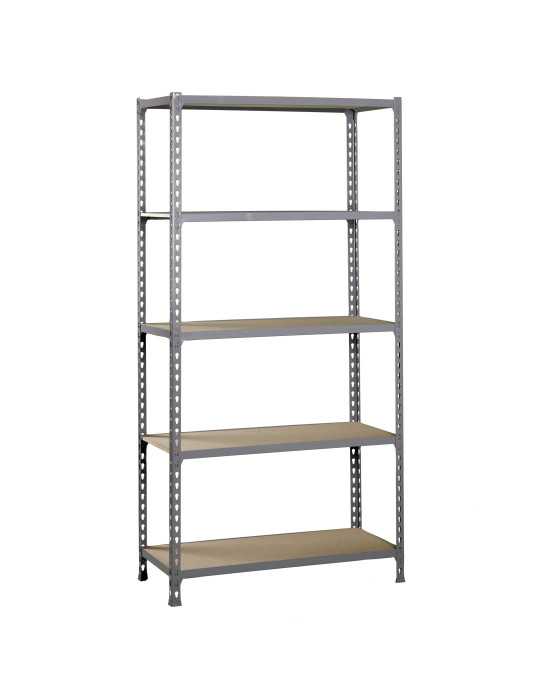 Estanteria 1800x800x400 MADERCLICK MINI 5/400 GRIS/MADERA marca SIMONRACK