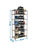 Estanteria 2500x800x400 MADERCLICK MINI 6/400 GRIS/MADERA marca SIMONRACK