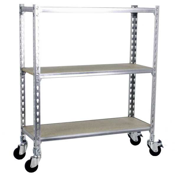 Estanteria 975x900x400 MADERCLICK MOBILE 3/400 900 GALVA/MADERA marca SIMONRACK