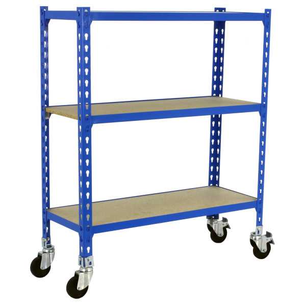 Estanteria 975x900x500 MADERCLICK MOBILE 3/500 900 AZUL/MADERA marca SIMONRACK