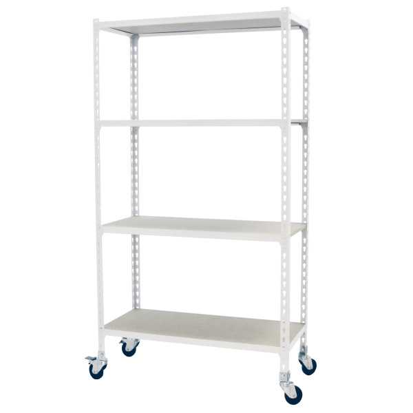 Estanteria 1575x900x500 MADERCLICK MOBILE 4/500 1500 BLANCO/MADERA marca SIMONRACK
