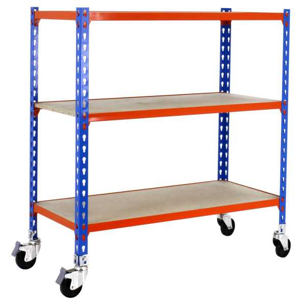 Estanteria 975x800x500 MADERCLICK MOBILE MINI 3/500 900 AZ/NAR/MAD marca SIMONRACK