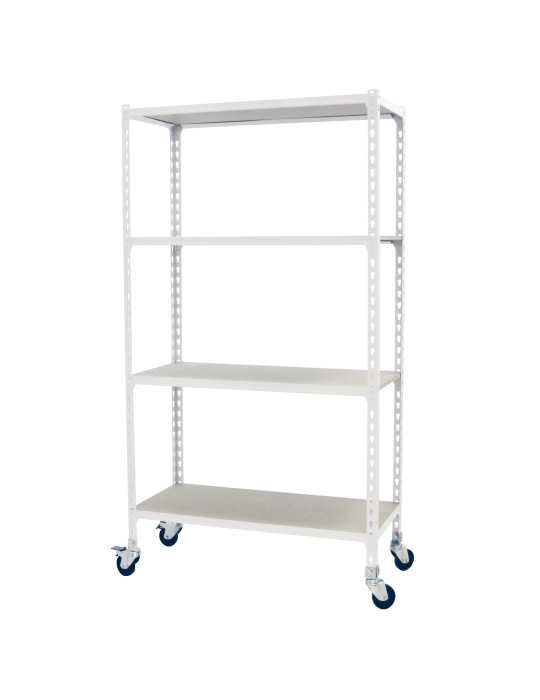Estanteria 1575x800x400 MADERCLICK MOBILE MINI 4/400 1500 BCO/MAD marca SIMONRACK