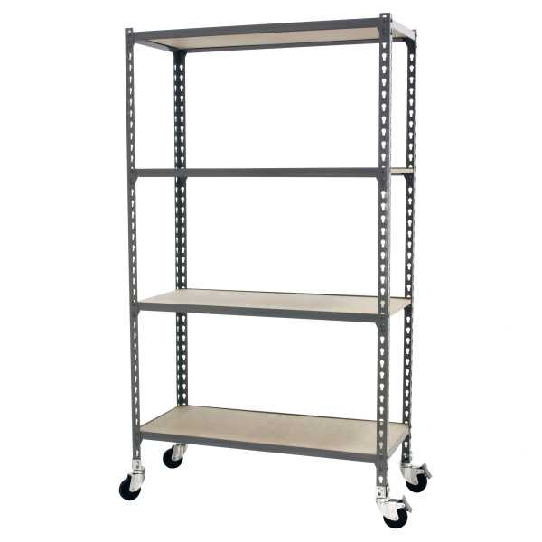 Estanteria 1575x1000x500 MADERCLICK MOBILE PLUS 4/500 1500 GRIS/MADERA marca SIMONRACK