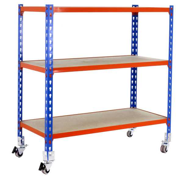 Estanteria 975x1100x300 MADERCLICK MOBILE SUPERPLUS 3/300 900 AZ/NA/MA marca SIMONRACK