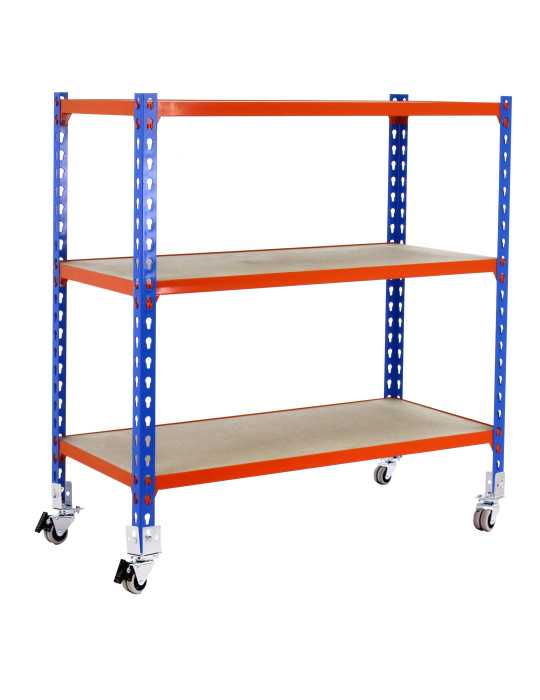 Estanteria 975x1100x300 MADERCLICK MOBILE SUPERPLUS 3/300 900 AZ/NA/MA marca SIMONRACK