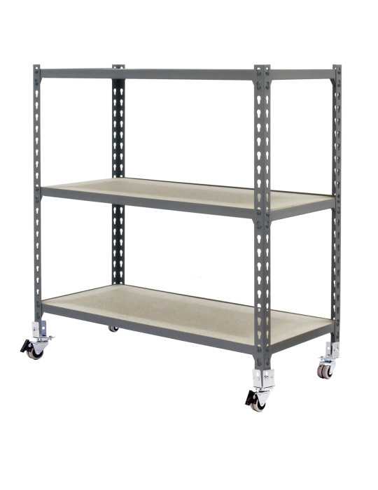 Estanteria 975x1100x300 MADERCLICK MOBILE SUPERPLUS 3/300 900 GRIS/MAD marca SIMONRACK