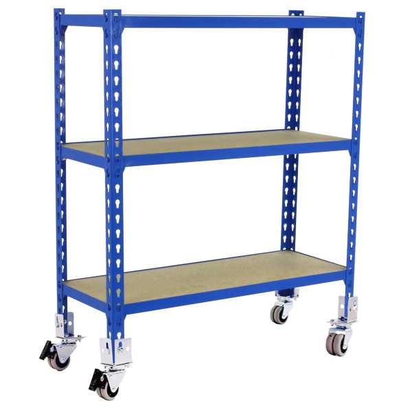 Estanteria 975x1100x400 MADERCLICK MOBILE SUPERPLUS 3/400 900 AZUL/MAD marca SIMONRACK