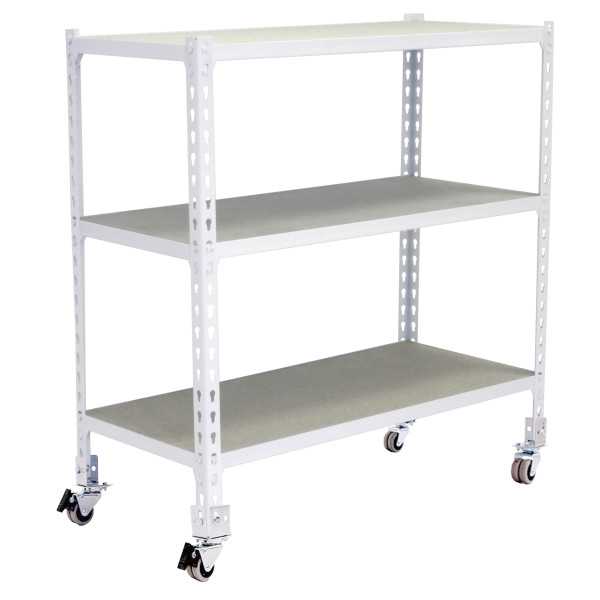Estanteria 975x1100x500 MADERCLICK MOBILE SUPERPLUS 3/500 900 BCO/MAD marca SIMONRACK