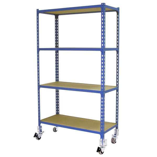 Estanteria 1575x1100x500 MADERCLICK MOBILE SUPERPLUS 4/500 1500 AZUL/MA marca SIMONRACK