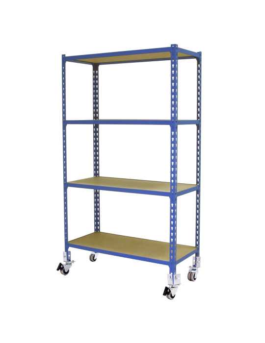 Estanteria 1575x1100x500 MADERCLICK MOBILE SUPERPLUS 4/500 1500 AZUL/MA marca SIMONRACK