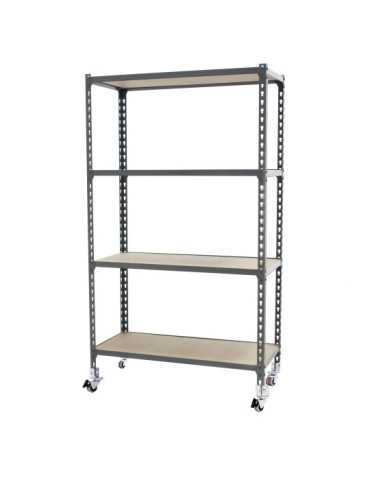 Estanteria 1575x1100x500 MADERCLICK MOBILE SUPERPLUS 4/500 1500 GRIS/MA marca SIMONRACK 2