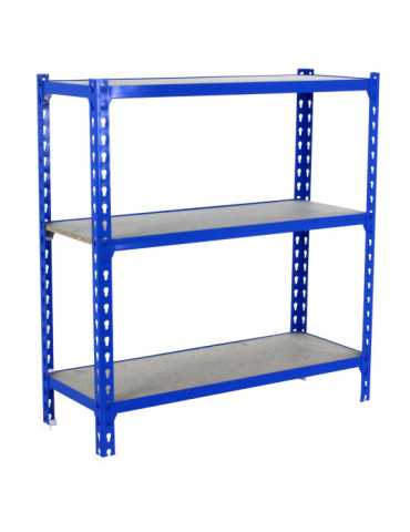 Estanteria 1000x1000x400 MADERCLICK PLUS 3/400 1000 AZUL/MADERA marca SIMONRACK 2