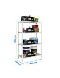 Estanteria 1500x1000x300 MADERCLICK PLUS 4/300 1500 BLANCO/MADERA marca SIMONRACK