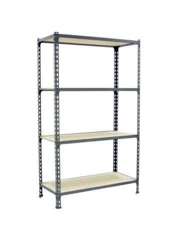 Estanteria 1500x1000x400 MADERCLICK PLUS 4/400 1500 GRIS/MADERA marca SIMONRACK 2