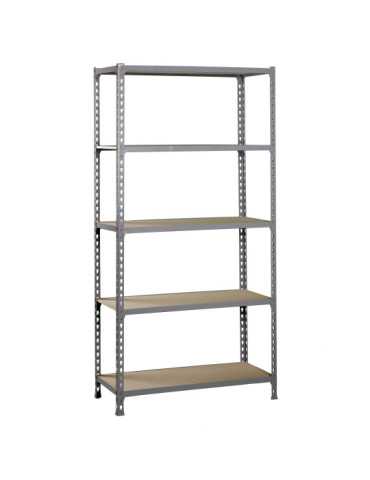 Estanteria 2000x1000x400 MADERCLICK PLUS 5/400 GRIS/MADERA marca SIMONRACK 2