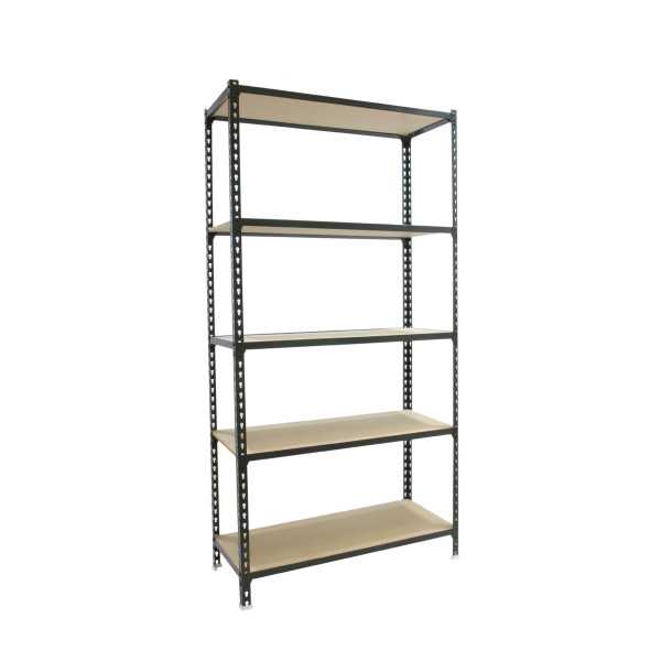 Estanteria 2000x1000x500 MADERCLICK PLUS 5/500 ANTRACITA/MADERA marca SIMONRACK