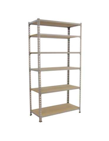 Estanteria 2500x1000x400 MADERCLICK PLUS 6/400 GALVA/MADERA marca SIMONRACK 2