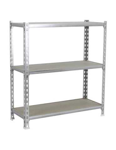 Estanteria 900x1100x300 MADERCLICK SUPERPLUS 3/300 900 GALVA/MADERA marca SIMONRACK 2