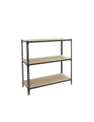 Estanteria 1000x1100x400 MADERCLICK SUPERPLUS 3/400 1000 ANTRACITA/MAD marca SIMONRACK 2