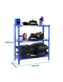 Estanteria 1000x1100x400 MADERCLICK SUPERPLUS 3/400 1000 AZUL/MADERA marca SIMONRACK