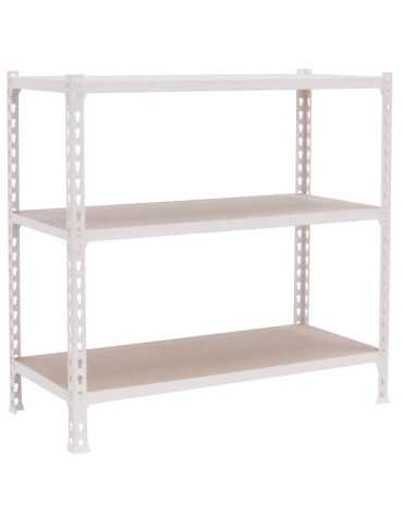 Estanteria 1000x1100x400 MADERCLICK SUPERPLUS 3/400 1000 BLANCO/MADERA marca SIMONRACK 2