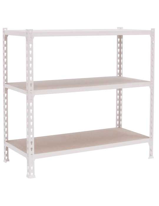Estanteria 1000x1100x400 MADERCLICK SUPERPLUS 3/400 1000 BLANCO/MADERA marca SIMONRACK
