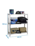 Estanteria 1000x1100x500 MADERCLICK SUPERPLUS 3/500 1000 GALVA/MADERA marca SIMONRACK