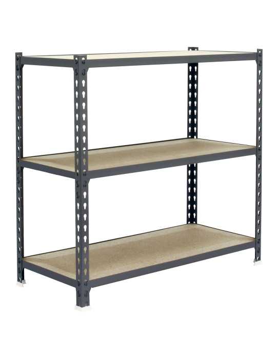 Estanteria 1000x1100x500 MADERCLICK SUPERPLUS 3/500 1000 GRIS/MADERA marca SIMONRACK