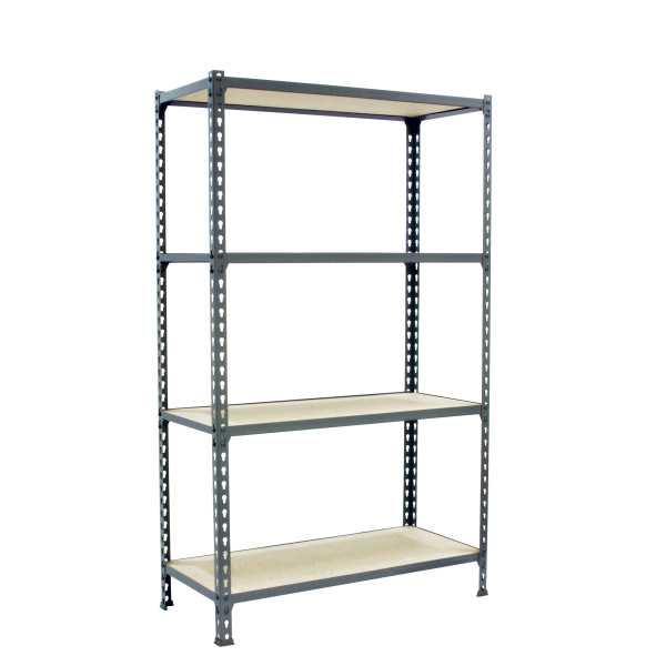 Estanteria 1500x1100x300 MADERCLICK SUPERPLUS 4/300 1500 GRIS/MADERA marca SIMONRACK