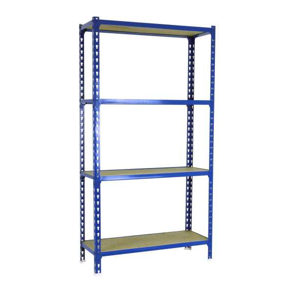 Estanteria 1500x1100x400 MADERCLICK SUPERPLUS 4/400 1500 AZUL/MADERA marca SIMONRACK