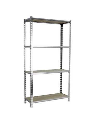 Estanteria 1500x1100x400 MADERCLICK SUPERPLUS 4/400 1500 GALVA/MADERA marca SIMONRACK 2