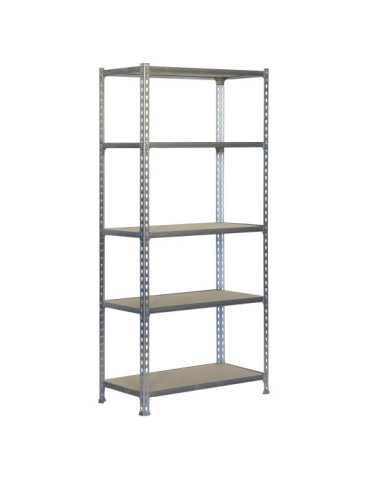 Estanteria 2000x1100x400 MADERCLICK SUPERPLUS 5/400 GALVA/MADERA marca SIMONRACK 2