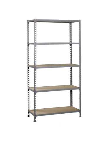 Estanteria 2000x1100x400 MADERCLICK SUPERPLUS 5/400 GRIS/MADERA marca SIMONRACK 2