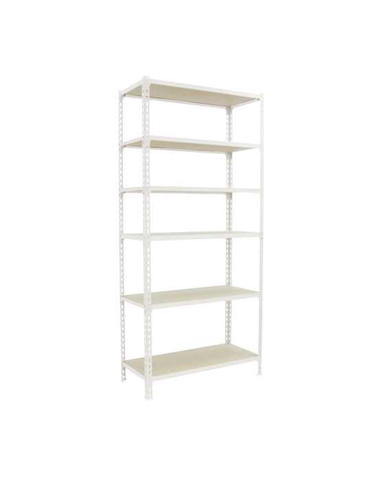 Estanteria 2500x1100x300 MADERCLICK SUPERPLUS 6/300 BLANCO/MADERA marca SIMONRACK