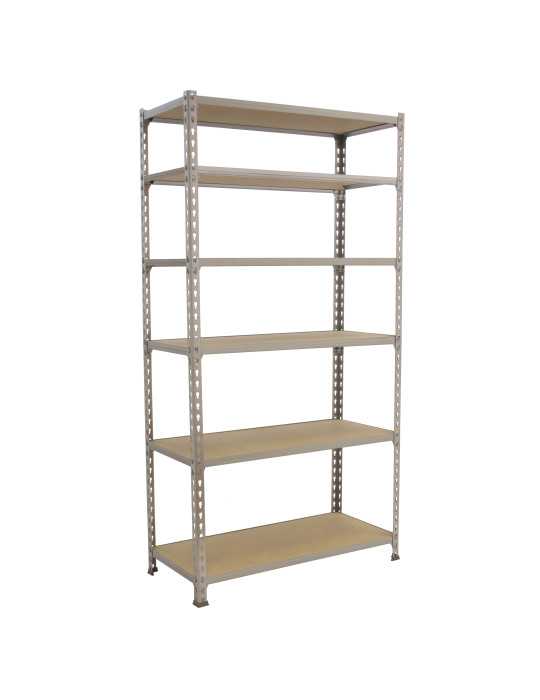 Estanteria 2500x1100x400 MADERCLICK SUPERPLUS 6/400 GALVA/MADERA marca SIMONRACK