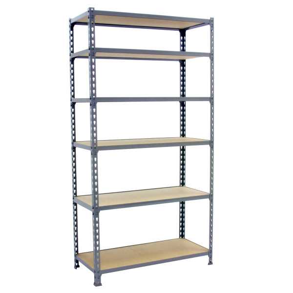 Estanteria 2500x1100x500 MADERCLICK SUPERPLUS 6/500 GRIS/MADERA marca SIMONRACK