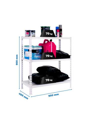 Estanteria 900x900x400 ECOCLICK 3/400 900 BLANCO marca SIMONRACK